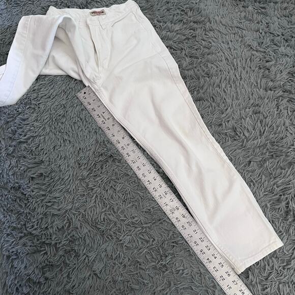 Vintage 1980s/ 1990s Denim White Guess Jeans Mom XS Grunge USA Made - Picture 5 of 14